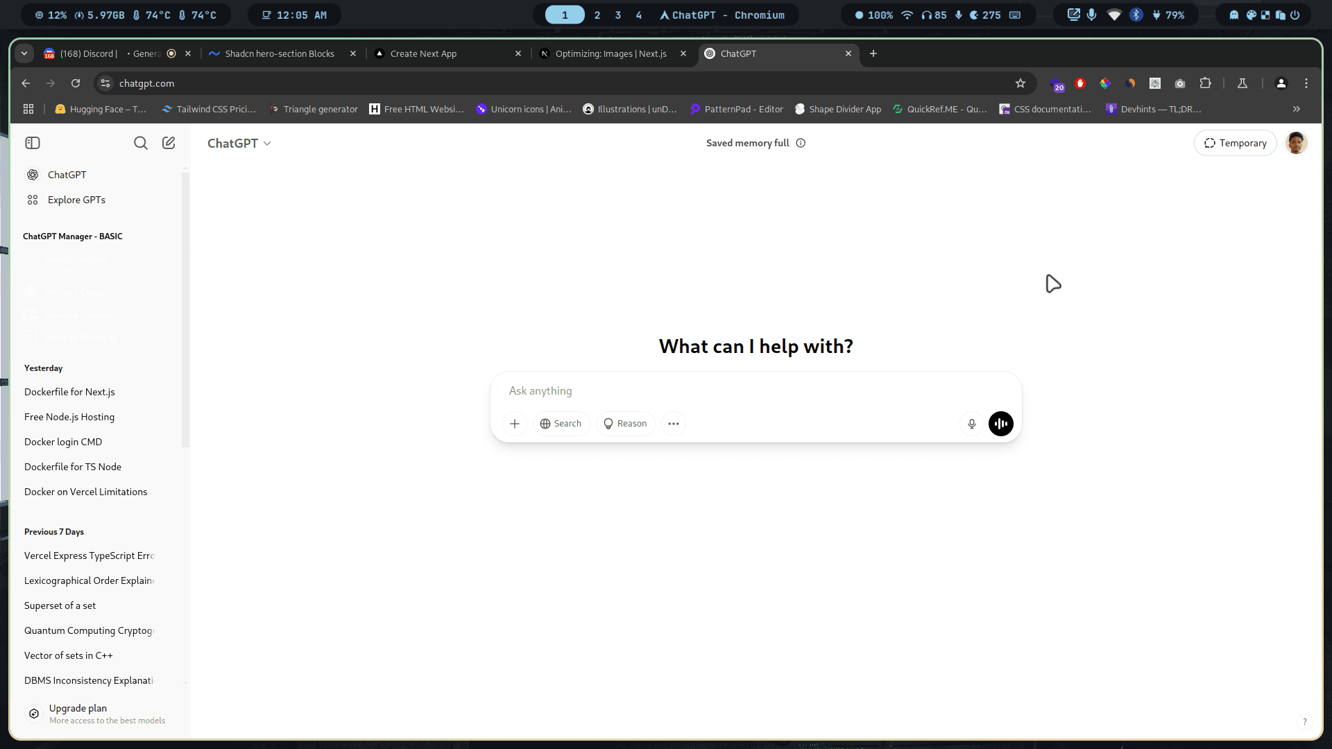 app screen