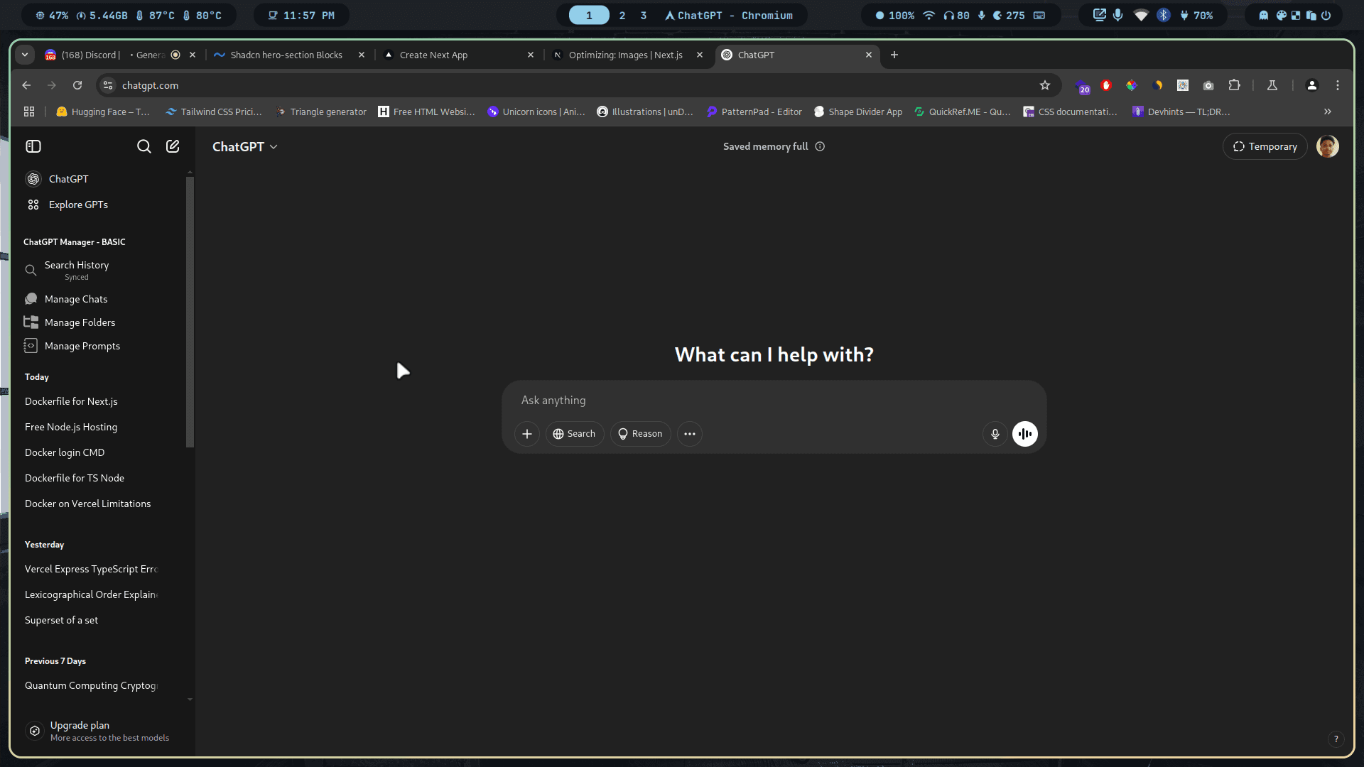 app screen